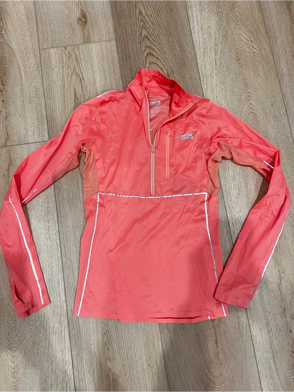 Altra Coral Pink Lightweight Running Pullover